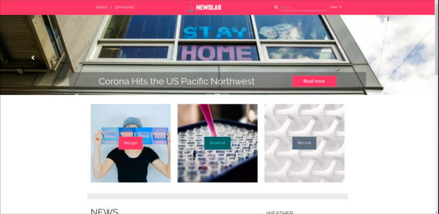 NewsLab - Collaborative News